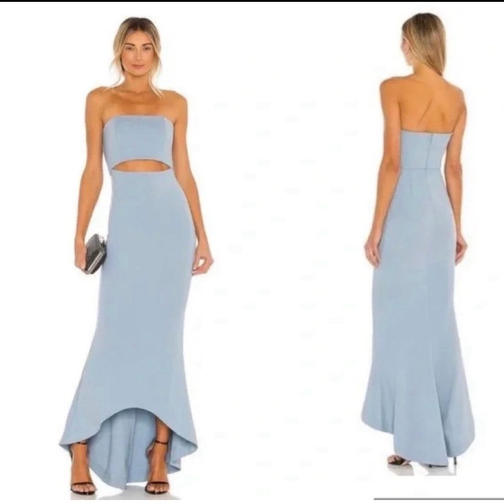 NWT NBD June  gown In Baby Blue Size XS